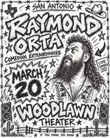 Poster: RetroHaus 80s Night, Woodlawn Comedy, Nov 20