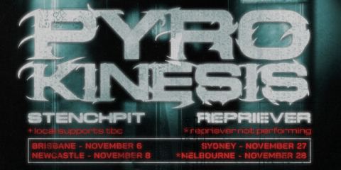 Poster: Pyrokinesis | The Lithium Tour, Black Bear Lodge, Nov 6