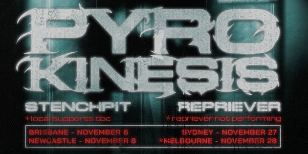 Poster: Pyrokinesis | The Lithium Tour