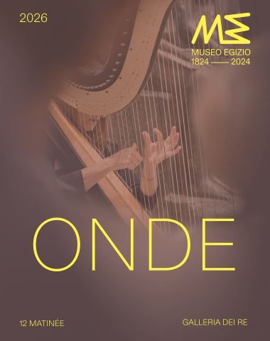Locandina: Onde in Galleria dei Re, Museo Egizio, 15 nov