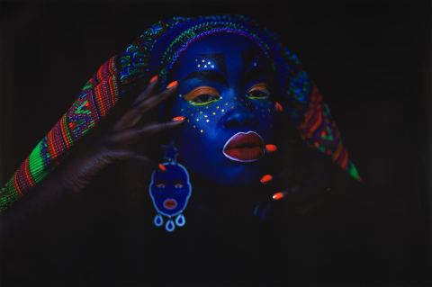 Poster: Passage: The Art of Atong Atem, The Ian Potter Centre: NGV Australia, Oct 30