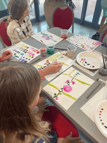 Affiche : Aquarelle sous hypnose, Bibliothèque Simone de Beauvoir, 7 nov.