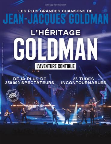 Poster: HÉRITAGE GOLDMAN, Le Vinci – Palais des congrès de Tours, Nov 4