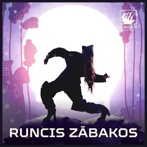Afiša: RUNCIS ZĀBAKOS, Dailes teātris, 20. nov.