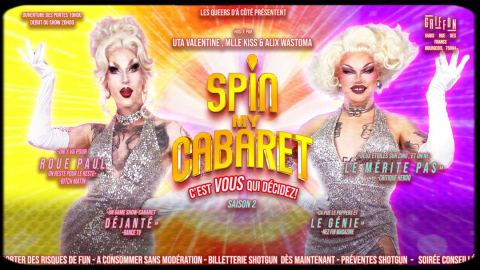 Poster: SPIN MY CABARET 13 - 14/11, Griffon, Nov 14