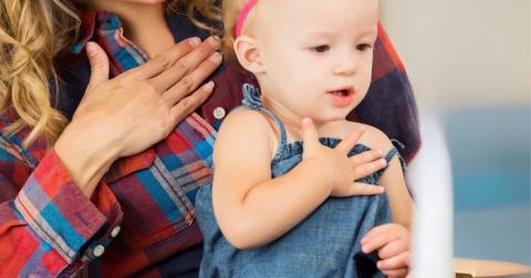 Affiche : Ateliers Bébé signe, Maison des Genêts, 7 nov.