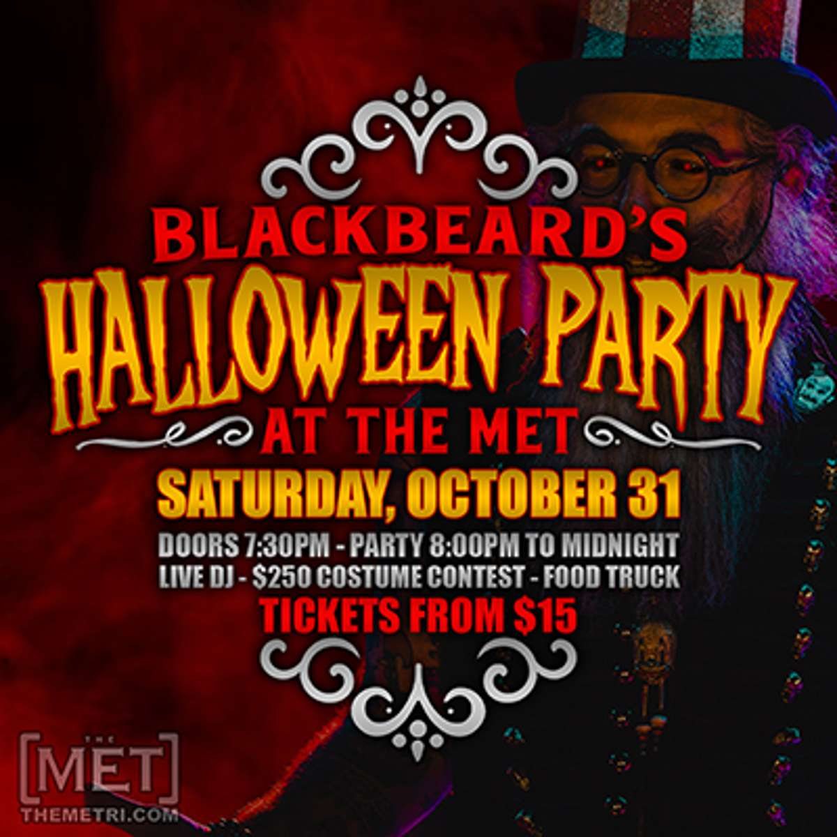 Poster: Blackbeard's Halloween Party