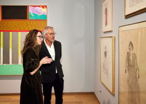 Poster: Exhibitions Highlights Tours - Saturdays, Bruce Museum, Oct 31