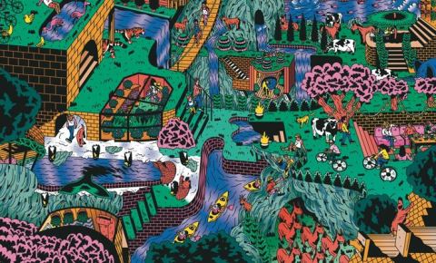 Affiche : Voyage en 2030 glorieuses, Maison des associations, 7 nov.