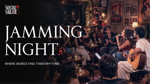 Poster: Jamming Night - Hyderabad, Red Rhino - Craft Brewery and Inspired Kitchen, Nov 1