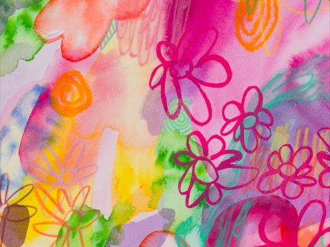 Poster: Scribble Station with Sunday Jemmott, Museum of Brisbane, Nov 4