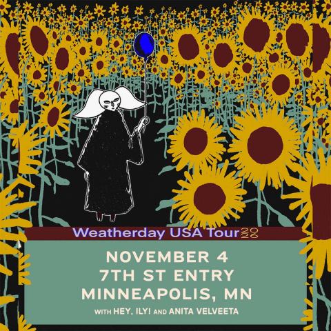 Poster: Weatherday, 7th St Entry, Nov 4