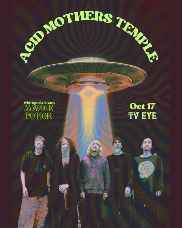 Poster: Acid Mothers Temple, Magick Pot, Clone Dust (Tim Dahl + MV C
