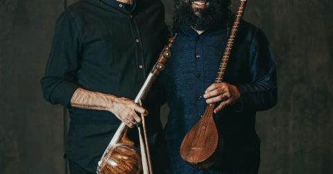 Affiche : Kayhan Kalhor, Kiya Tabassian - Chants d'espoir, Eglise Saint Guillaume, 3 nov.
