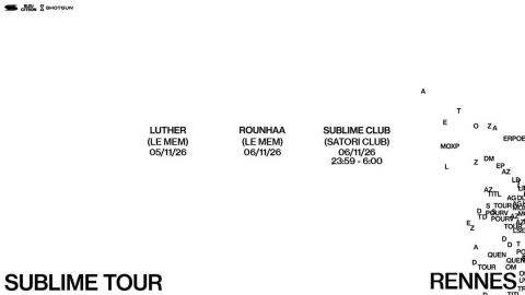 Poster: PACK DUO : LUTHER + ROUNHAA - RENNES - LE MEM, Le MeM, Nov 5