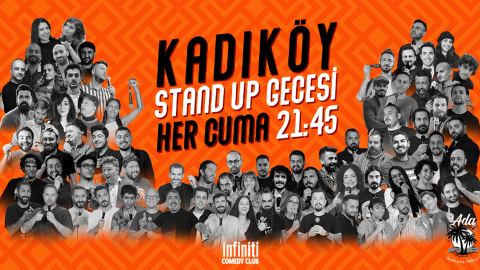 Poster: Kadıköy Stand Up Gecesi Cuma 21:45, Infiniti Comedy Club, Nov 6