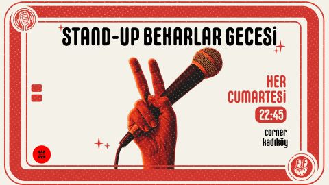 Afiş: Stand Up Bekarlar Gecesi, Corner Kadıköy, 7 Kas
