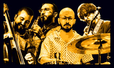 Cartel: KEN YCHICAWA QUARTET w/ EDU CABELLO . EDDIE MEJIA . MANUEL LUQUE, 23 Robadors, 6 nov