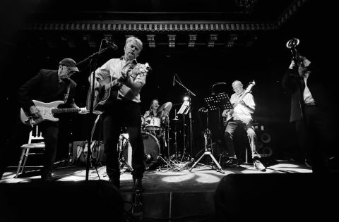 Poster: The Bathers with Sirenesque Strings, Cottiers, Oct 28