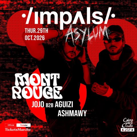 Poster: Impulse: Halloween Edition - Mont Rouge, Cairo Jazz Club 610, Oct 29