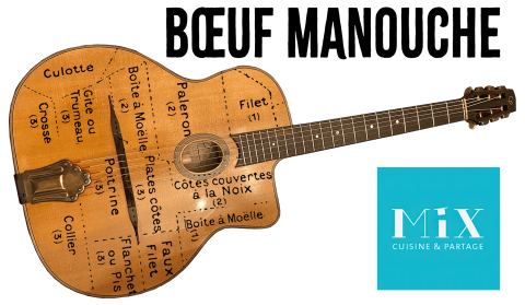 Poster: Boeuf Manouche – Jazz Django Reinhardt, Le Mix, Nov 6