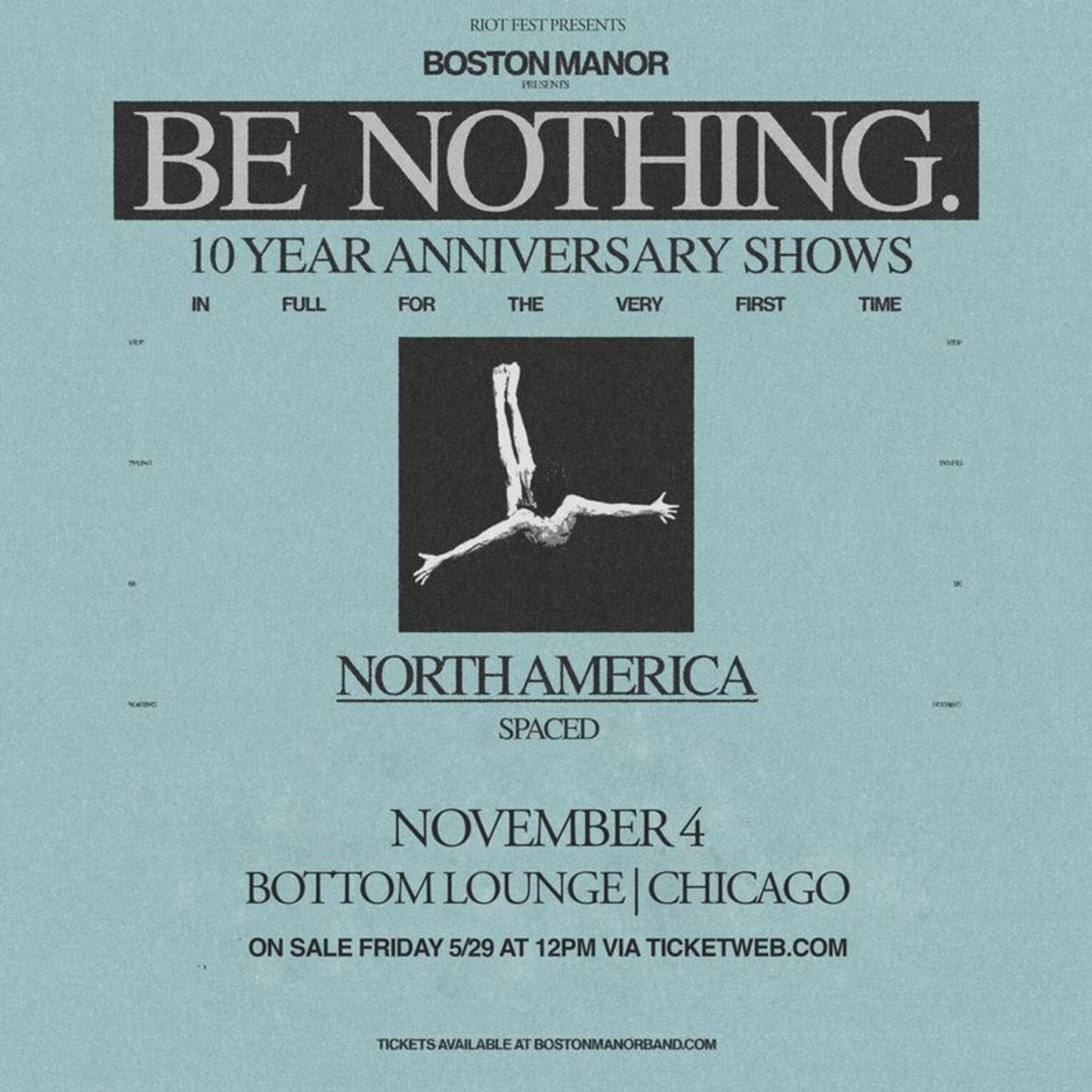 Poster: Boston Manor, Spaced