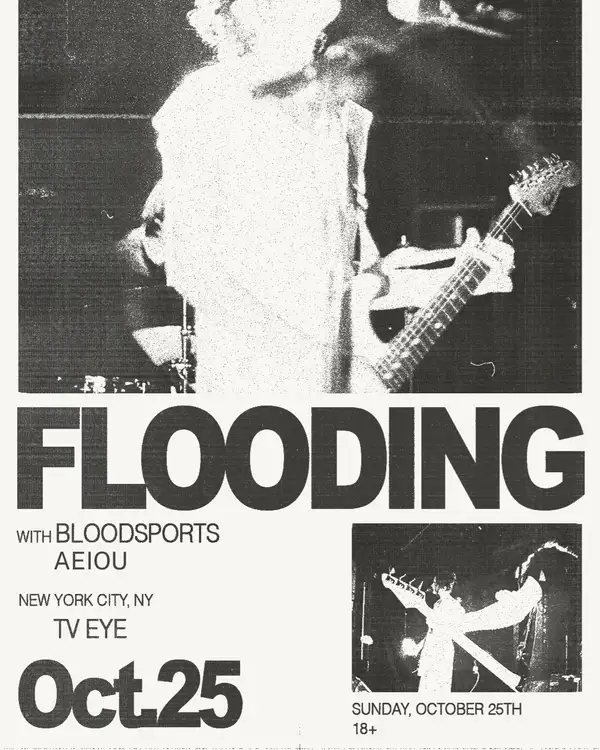 Poster: Flooding, bloodsports, AEIOU