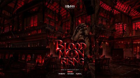 Poster: Blood Mon Rising | Halloween at Boss, BOSS, Oct 31
