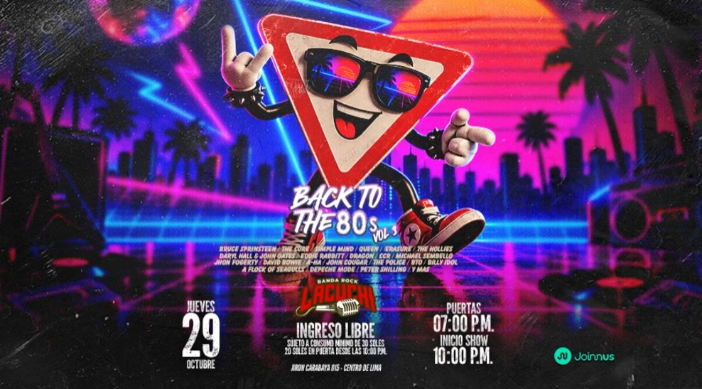 Cartel: De Regreso a los 80´s