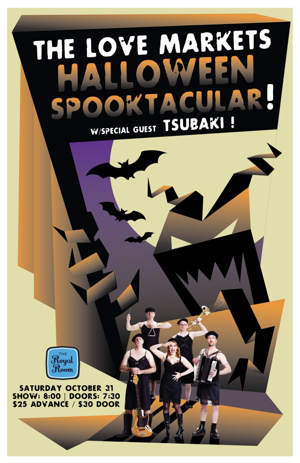 Poster: THE LOVE MARKETS HALLOWEEN SPOOKTACULAR