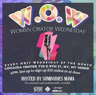 Poster: W.O.W. Open Mic @ The Loisaida Center, The Loisaida Inc. Center, Nov 4
