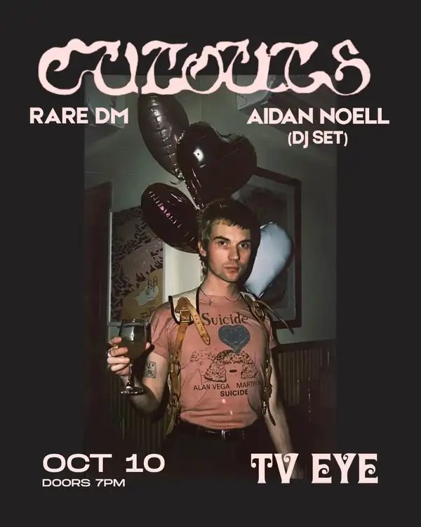 Poster: Cutouts, Rare DM, Aidan Noell (DJ Set)