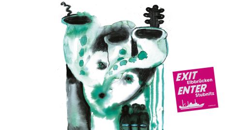 Plakat: goat, Arsenal Mikebe – Exit Elbbrücken, MS Stubnitz, 3. Nov.