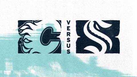 Poster: Seattle Kraken vs. Calgary Flames, Climate Pledge Arena, Nov 4