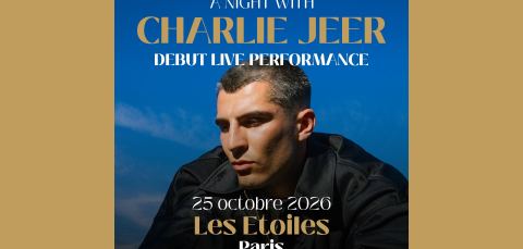 Affiche : CHARLIE JEER | Les Étoiles, Paris - 25 octobre 2026, Les Étoiles, 25 oct.