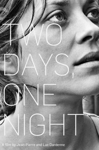 Poster: Two Days, One Night, The Cube Microplex, Nov 7