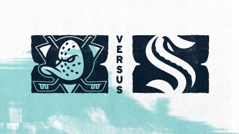 Poster: Seattle Kraken vs. Anaheim Ducks, Climate Pledge Arena, Nov 23