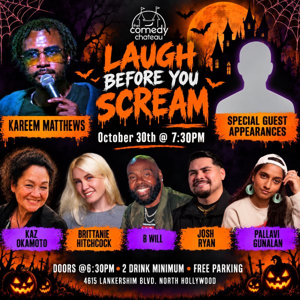 Poster: LAUGH BEFORE YOU SCREAM
