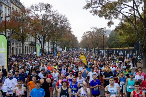 Poster: Marathon de Bordeaux AG2R La Mondiale, Place de la Bourse, Nov 8