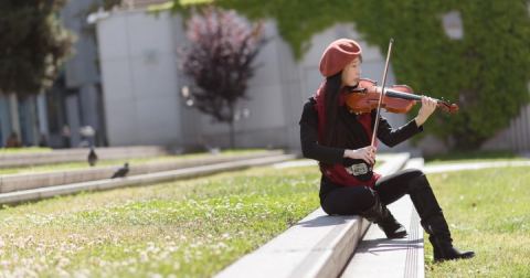 Poster: Violin Department Recital, San Francisco Conservatory of Music, Oct 28