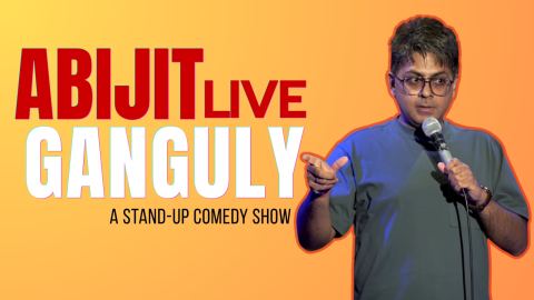 Poster: Abijit Ganguly, The Laugh Junction, Oct 31