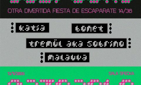 Cartel: Escaparate 14/38 pres. I Gazpacho #07, Specka, 13 nov