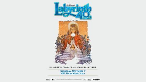 Poster: Jim Henson’s Labyrinth: In Concert 40th Anniversary, Von Braun Center, Nov 7