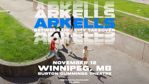 Poster: Arkells, Burton Cummings Theatre, Nov 12