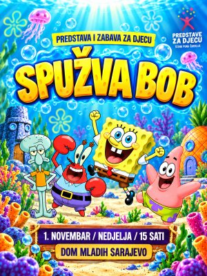Plakat: Spužva Bob – predstava