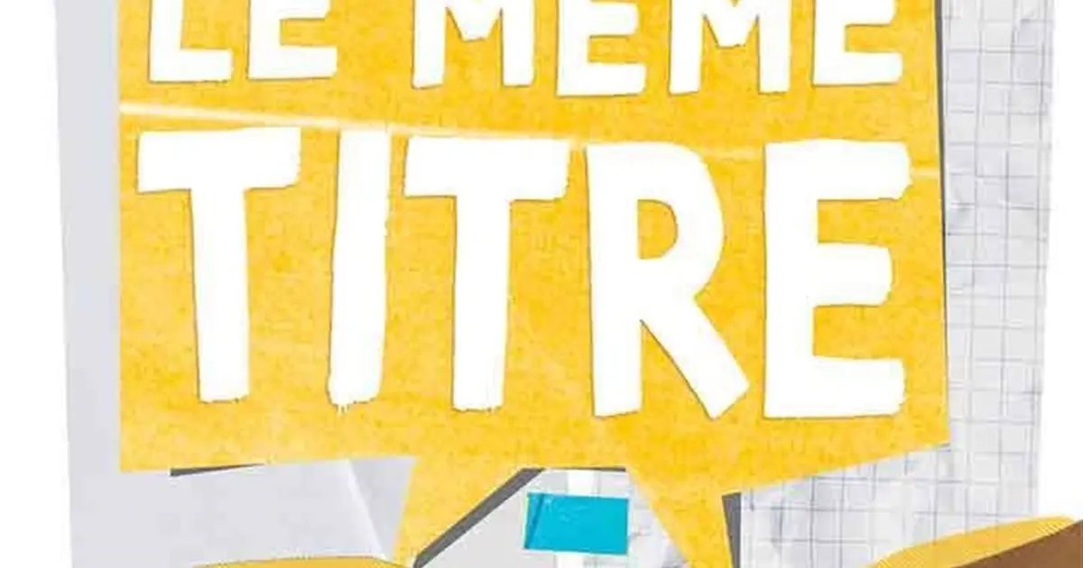 Affiche : On n'a pas le même titre !