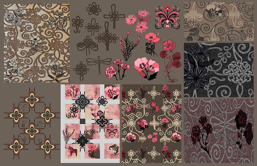 Poster: Figured Cloth: From Sketch to Jacquard