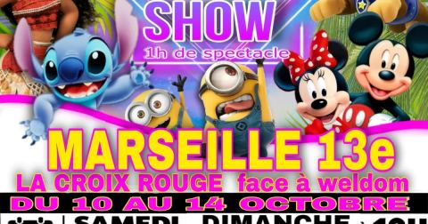 Affiche : Mascotte show, Face à Weldom, 17 oct.