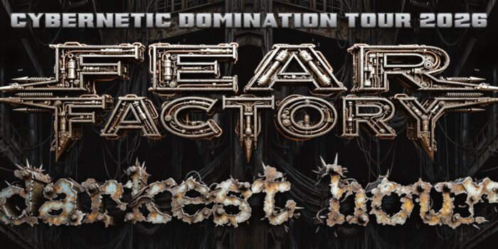 Poster: Fear Factory - Cybernetic Domination Tour 2026