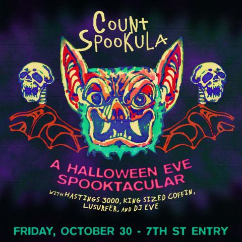 Poster: Count Spookula, 7th St Entry, Oct 30